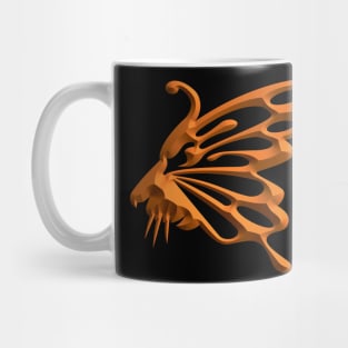 Wolf and butterfly 3d super soft blend drawing cute cool colorful Mug